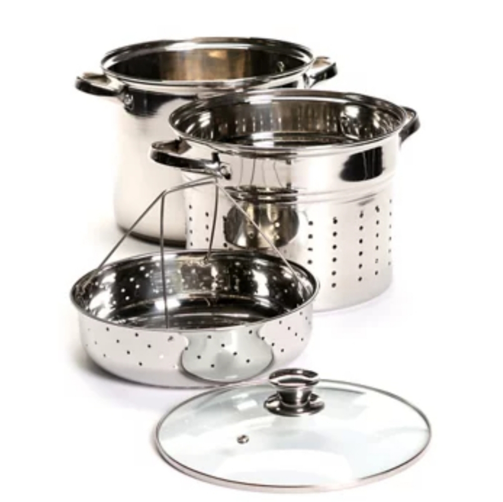 8 Qt.Stainless Steel Multi Cooker Set